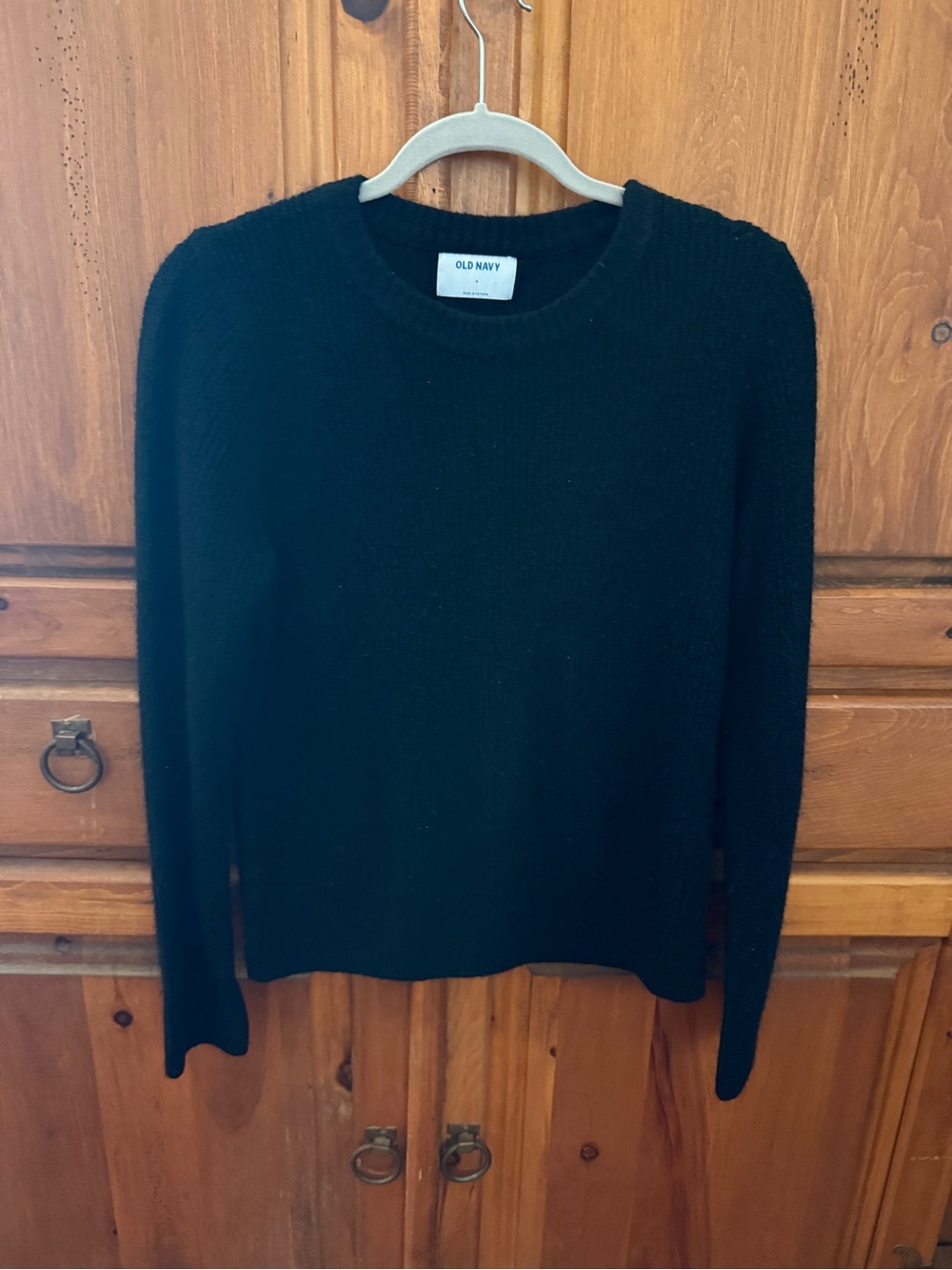 Old Navy Black Crew & Scoop Neck Knit Sweater